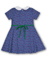 Polka Dot Cherry Printed Knit Dress