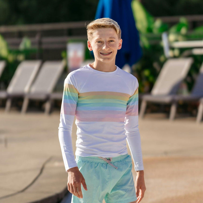 West Coast Rainbow Rash Guard