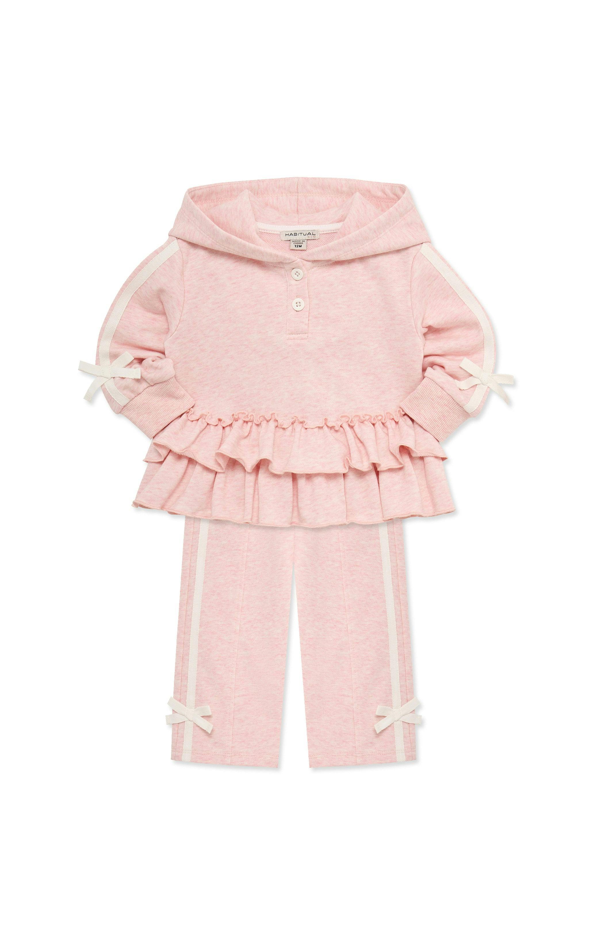 Ruffle Peplum Hoodie Pant Set (12-24M)