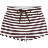 boys cocoa stripe boardie