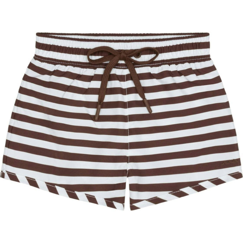 boys cocoa stripe boardie