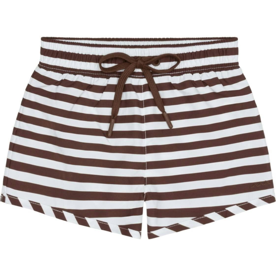 boys cocoa stripe boardie