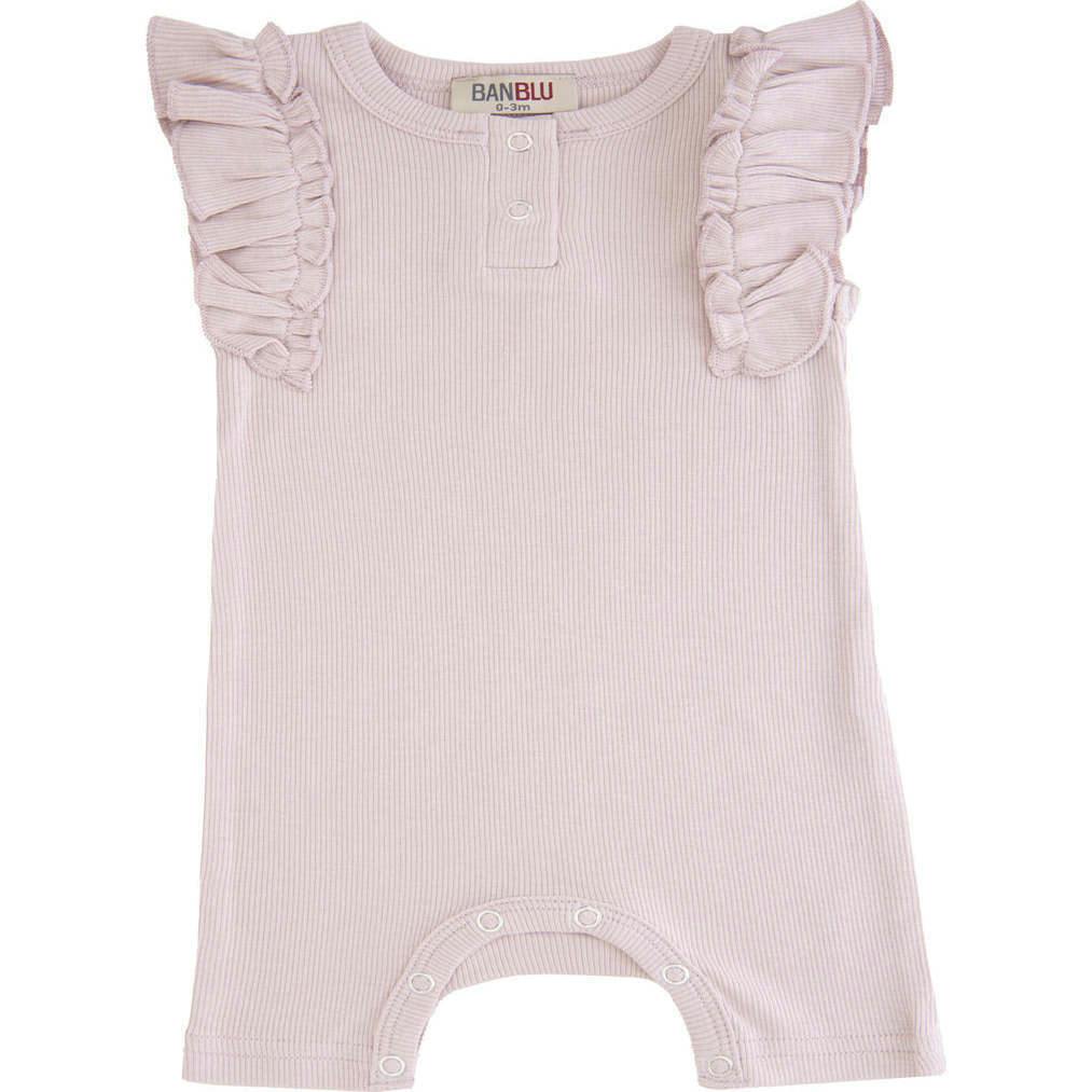 Rose Ruffle Modal Romper