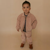 Organic Quilted Bomber Corduroy Jacket