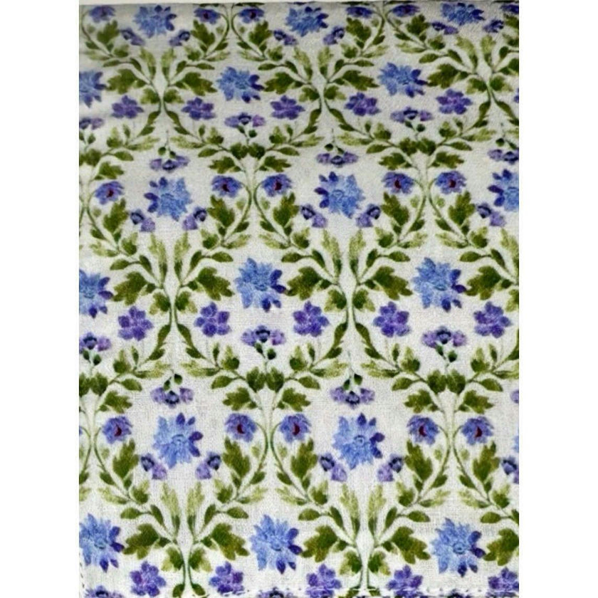 Timeless Floral Ruffle Zipper Pouch | Wisteria Lane