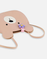 Teddy Bear Bag Dusty Pink