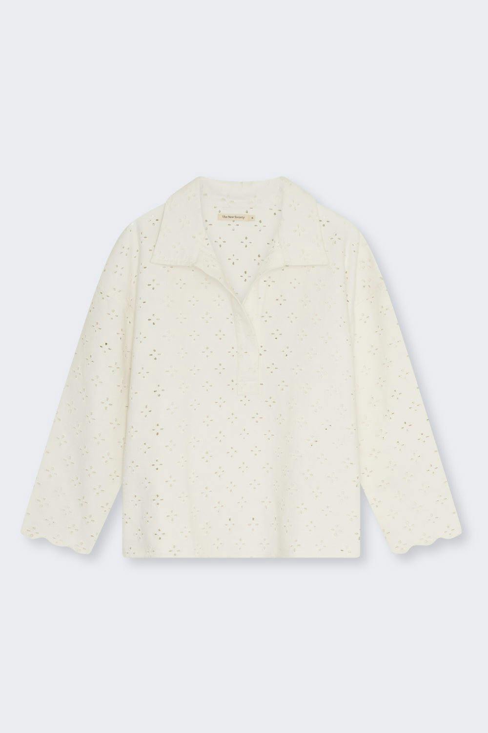 Camelia Woman Blouse Pure Cloud Denim