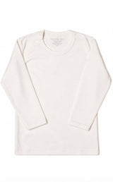 Ivory- Classic Long Sleeve Shirt in Pima Cotton