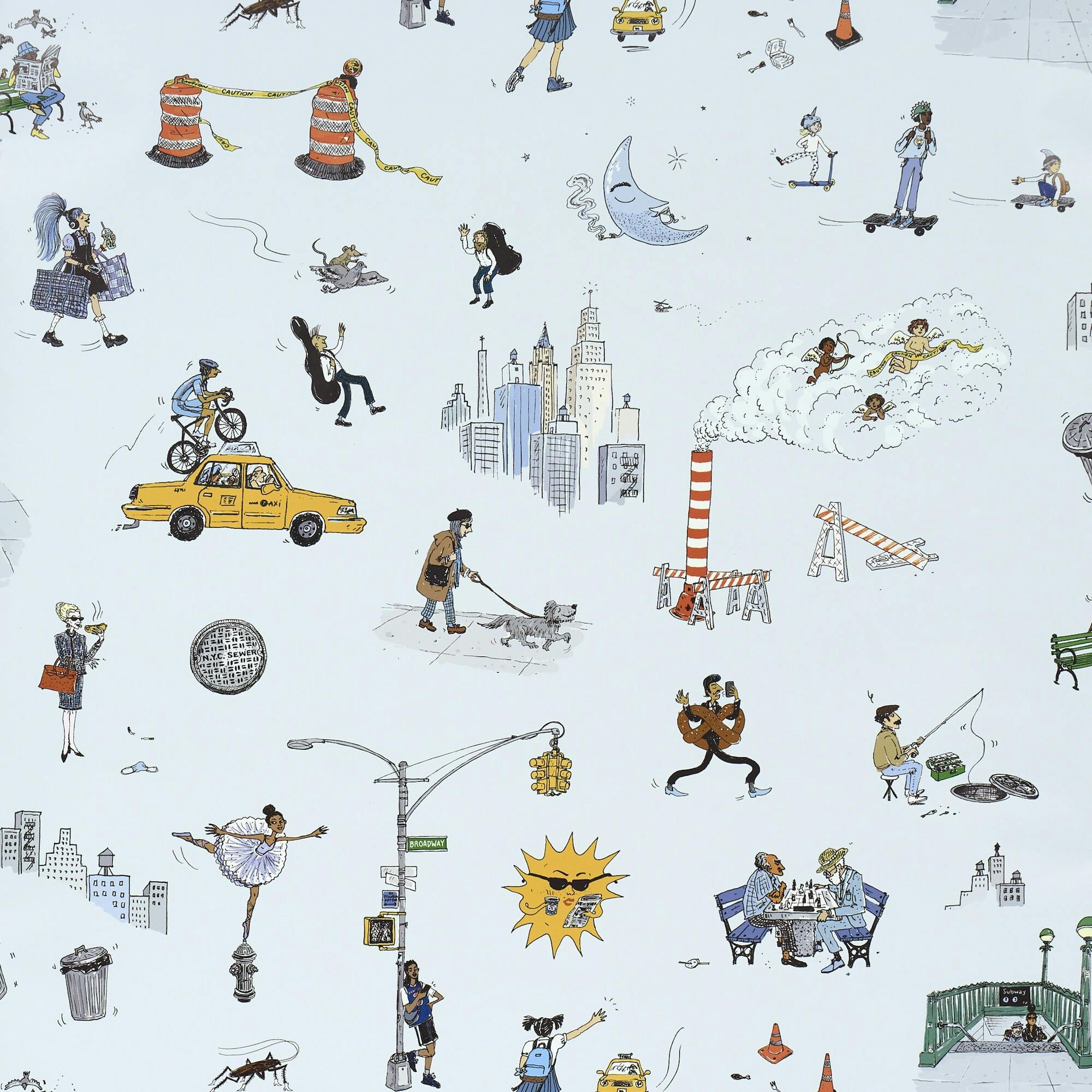 Joana Avilez'S Street Scenes Peel & Stick Wallpaper