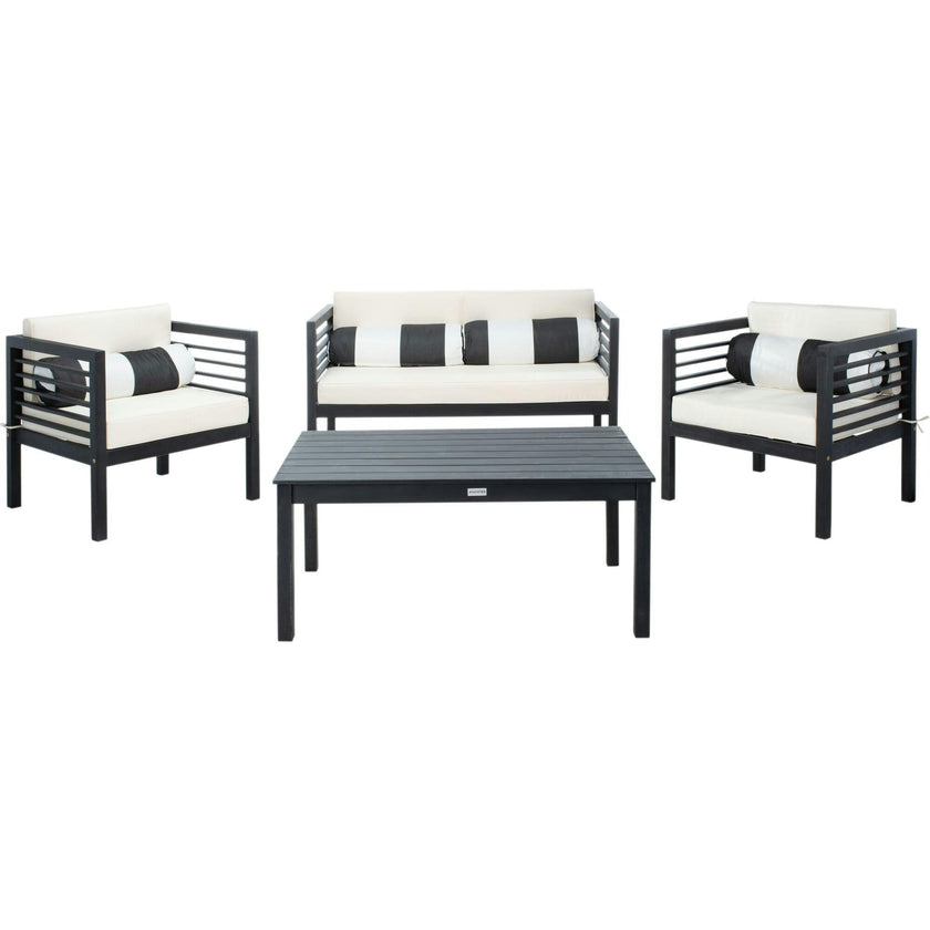Alda Eucalyptus 4-Piece Outdoor Set