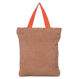 Snuggle Tote XL – The Oversized Sherpa Tote Bag for Sleepovers, Curry