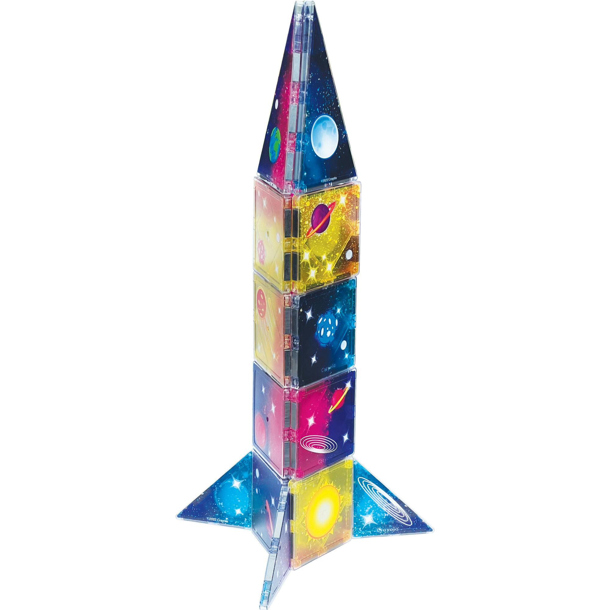 Crayola Cosmic Magnetic Tiles 40 Piece Set