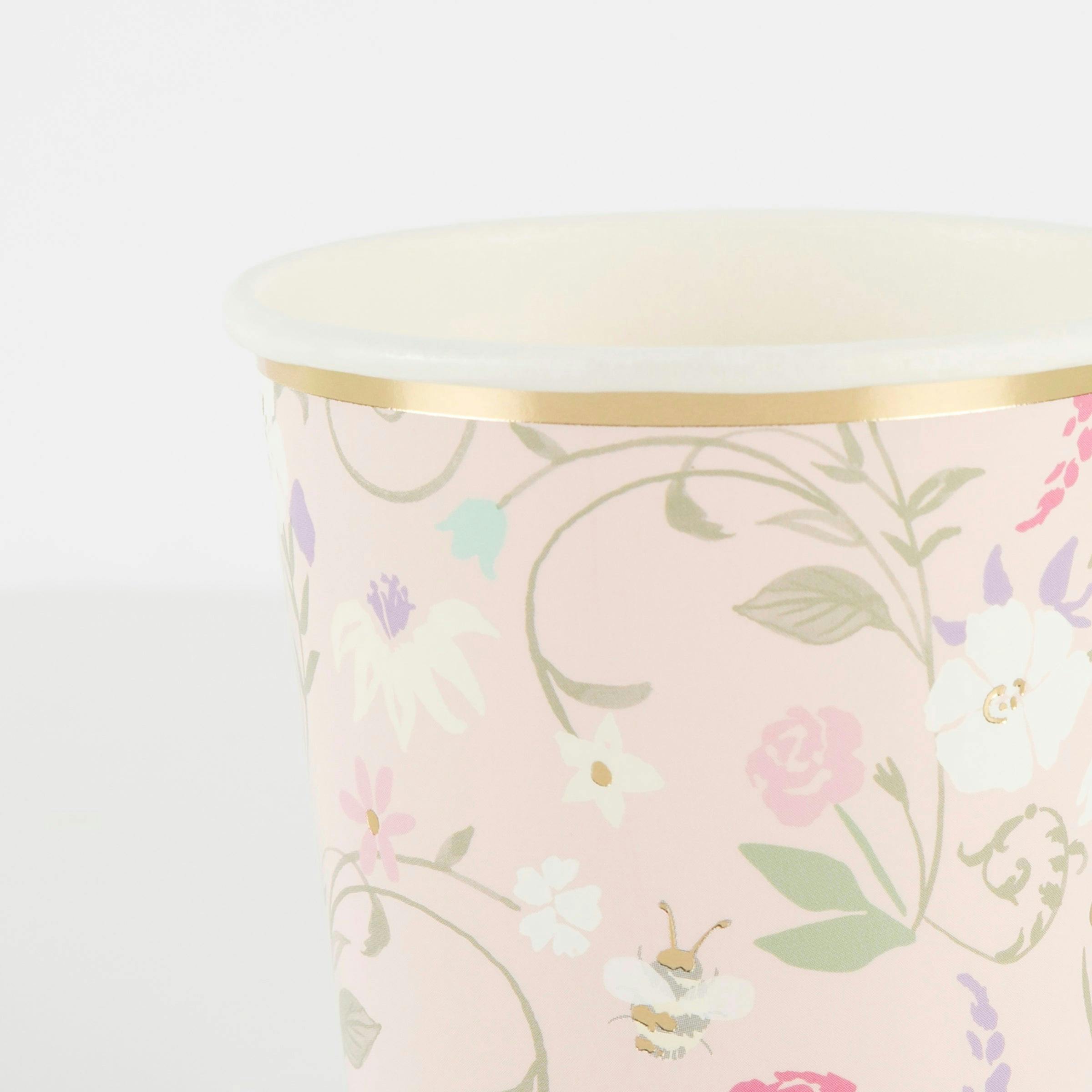 Meri Meri x Ladurée Paris Floral Cups