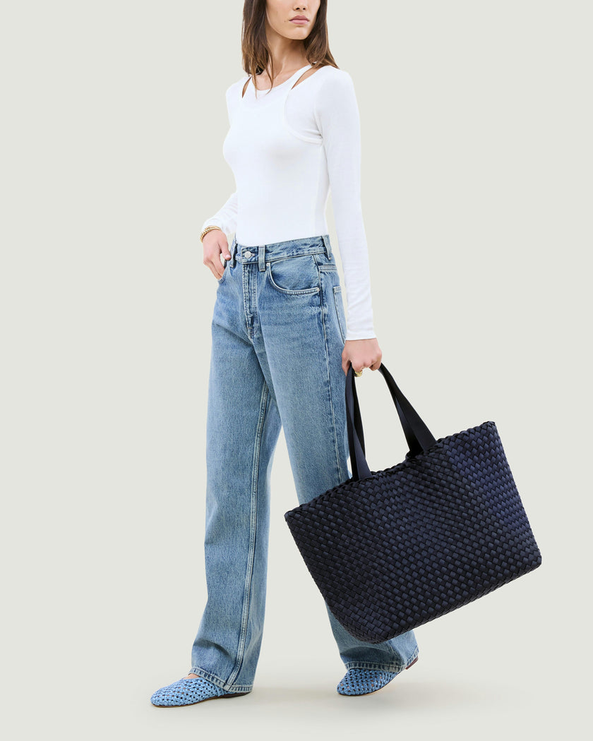 Como Large Tote | Ink Blue