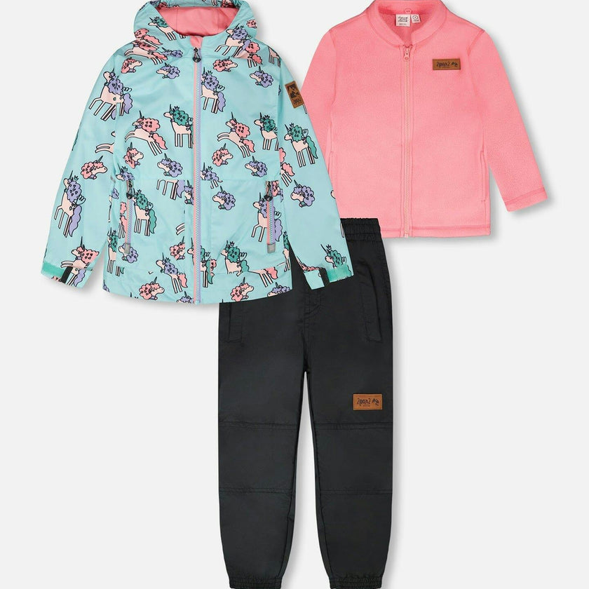 3-In-1 Two-Piece Mid-Season Outerwear Set