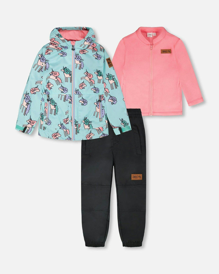3-In-1 Two-Piece Mid-Season Outerwear Set