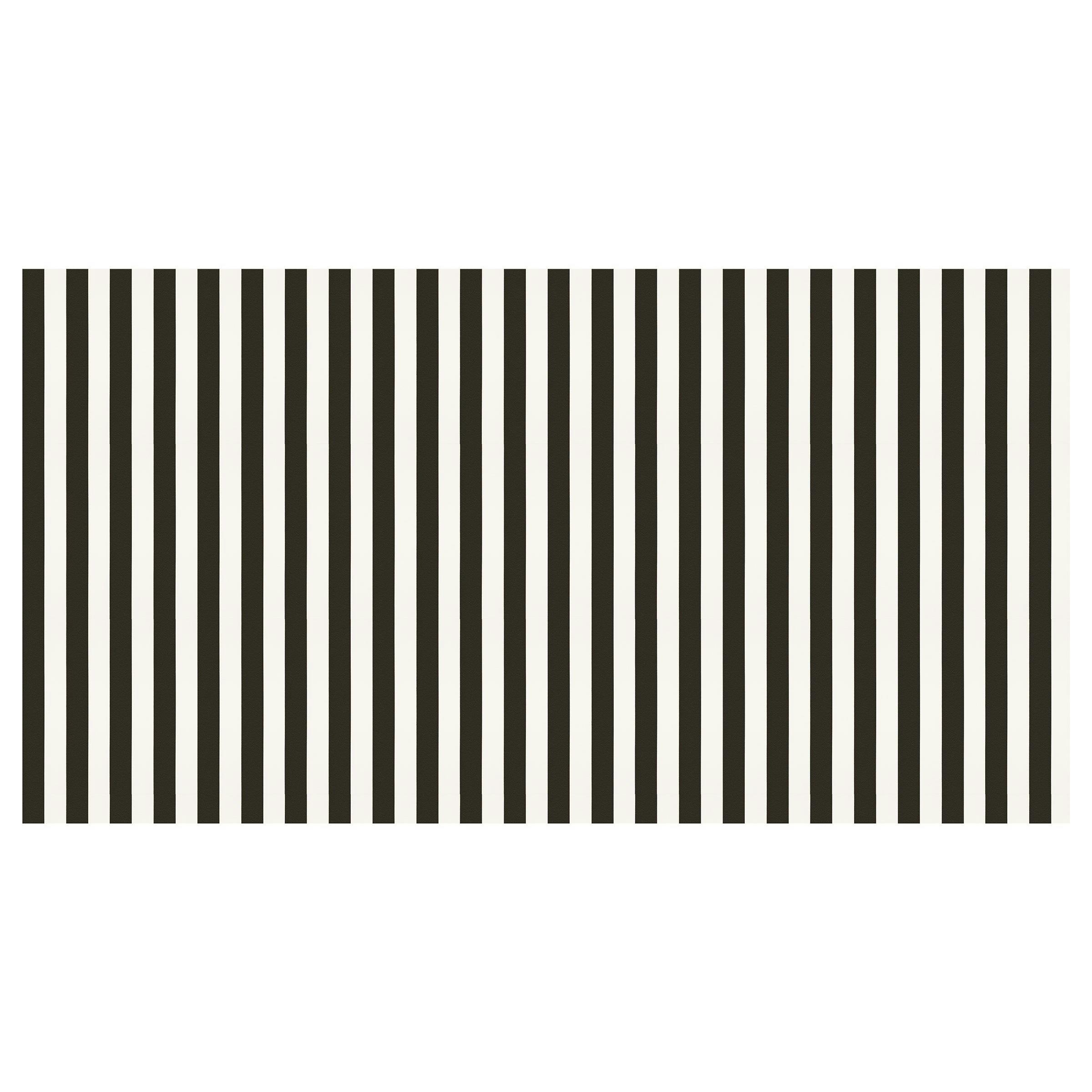 Black Striped Tablecloth