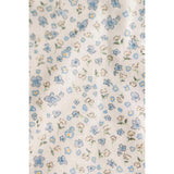 Bluebell Charm Timeless Floral Ruffle Zipper Pouch