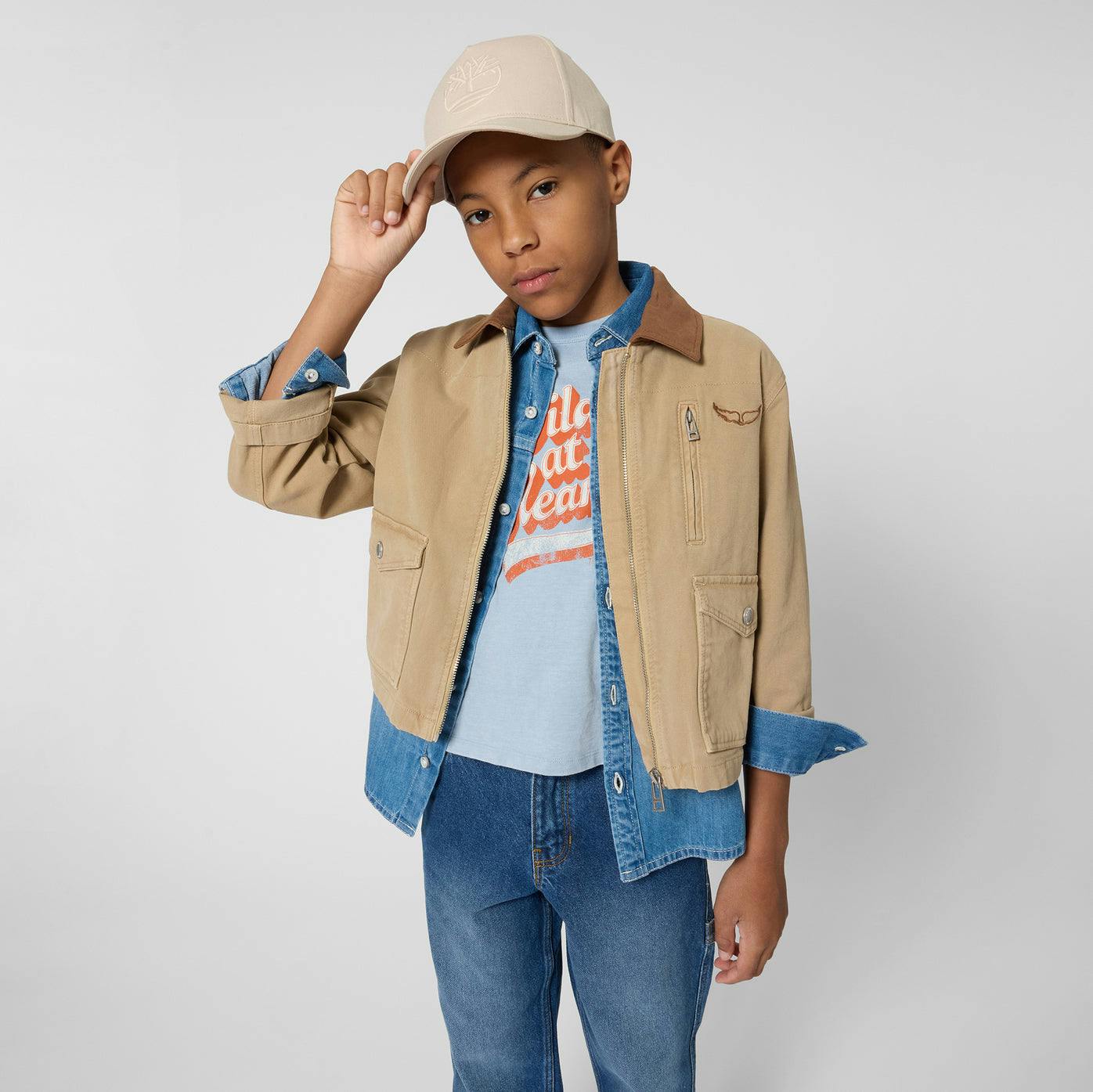 ZADIG & VOLTAIRE Wild at Heart T-Shirt - Pale Blue