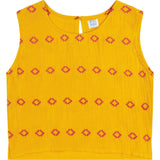 Women's Maribel Embroidered Crop Tank & Skirt Set, Yellow