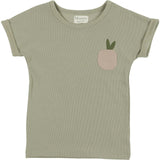Boys Ribbed Berry Short Sleeve Shirt
