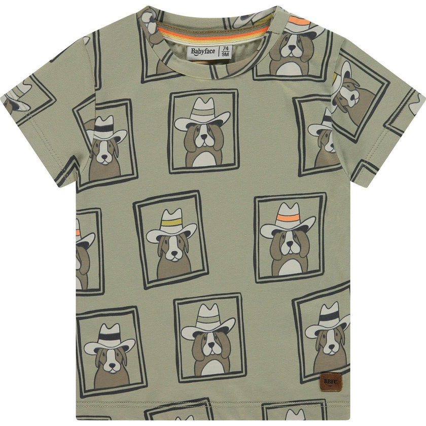 Allover Western Graphic Short Sleeve T-Shirt