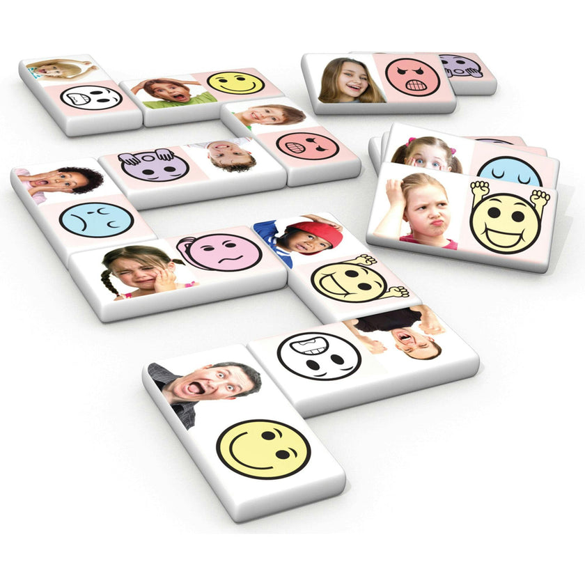 Emotion Dominoes for Ages 4-8 Pre Kindergarten to Grade 1 Learning