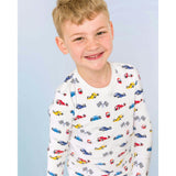 The Organic Long Sleeve Pajama Set [Race Cars]