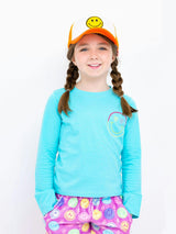 Smiley Face Long Sleeve Top