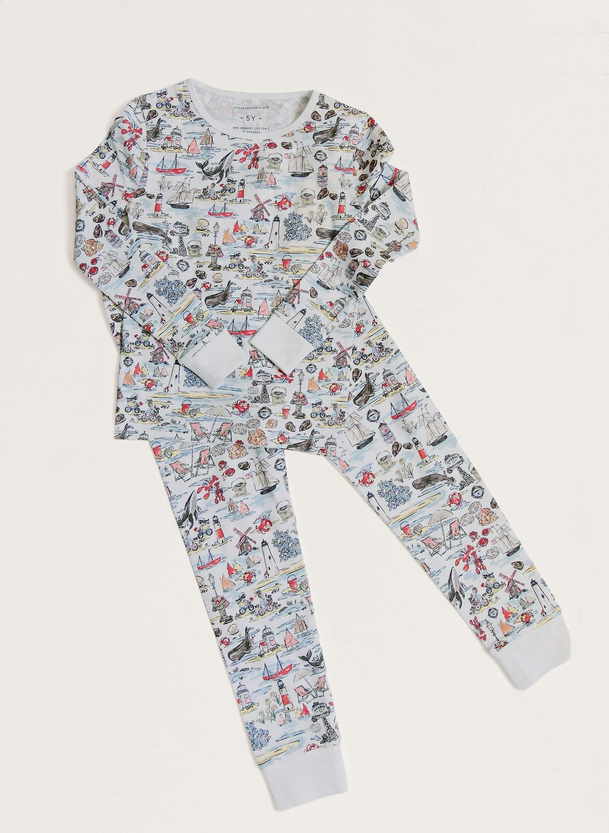 Children's Two Piece Organic Pajamas - Voyager's Lens