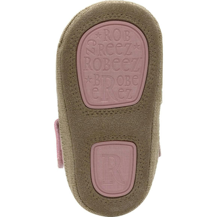 Tulips Blush Canvas Espadrille First Kick