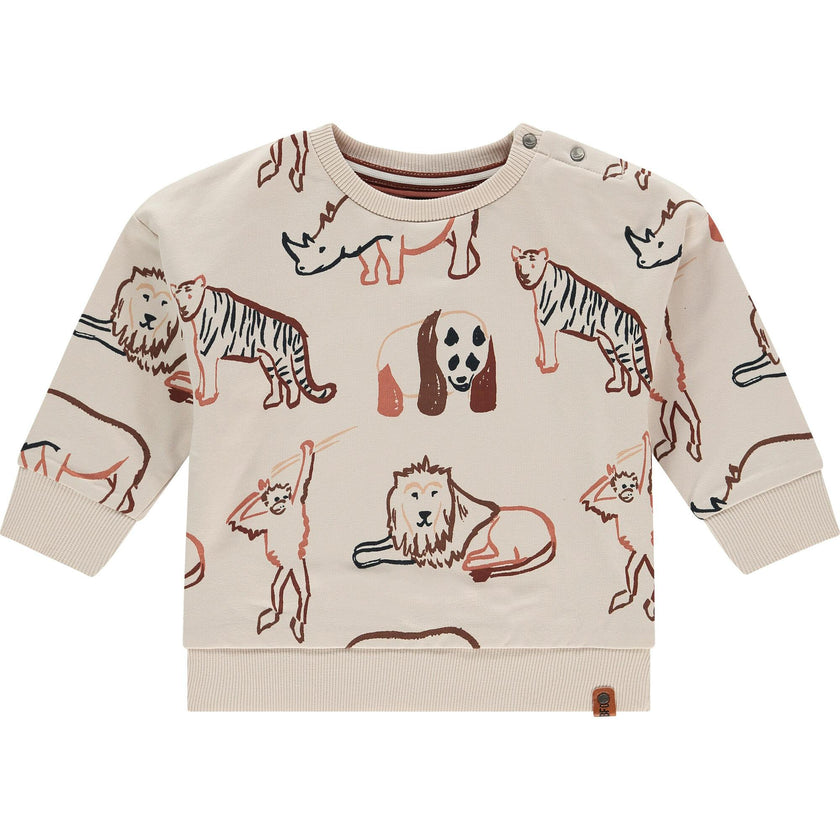 Animal Print Pullover