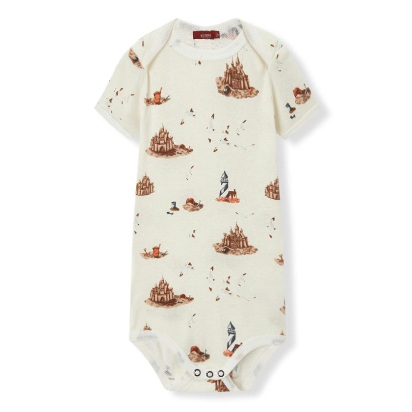 Sandcastle Organic Cotton Short Sleeve One Piece
