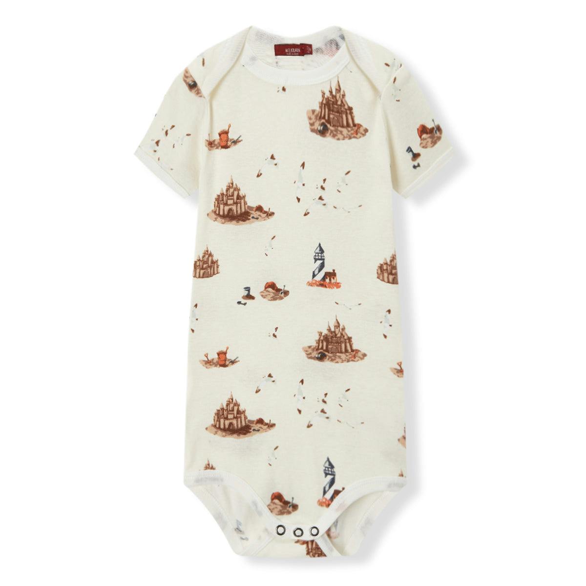Sandcastle Organic Cotton Short Sleeve One Piece