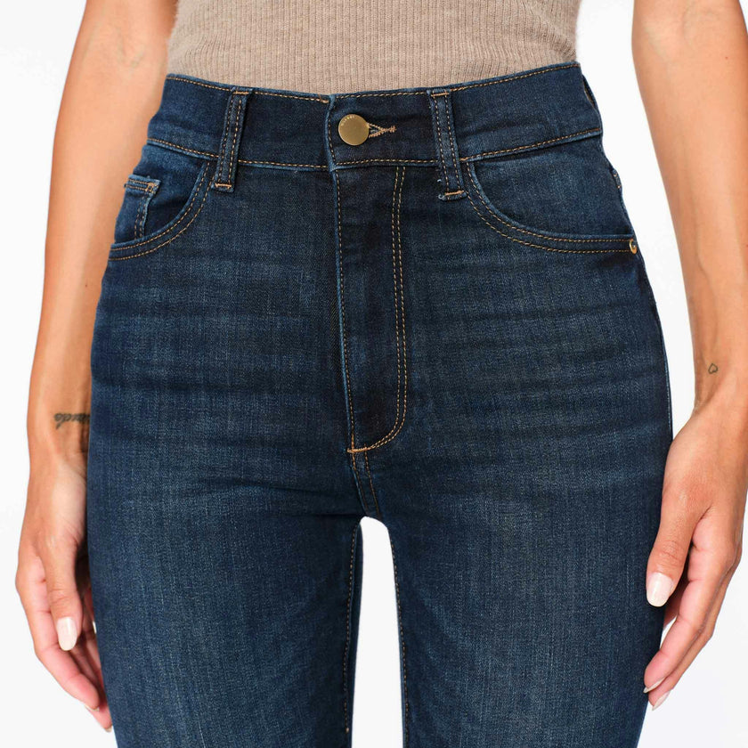 Bridget Boot High Rise Instasculpt™ Crop Jeans Thunderbird
