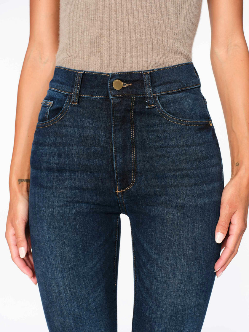 Bridget Boot High Rise Instasculpt™ Crop Jeans Thunderbird