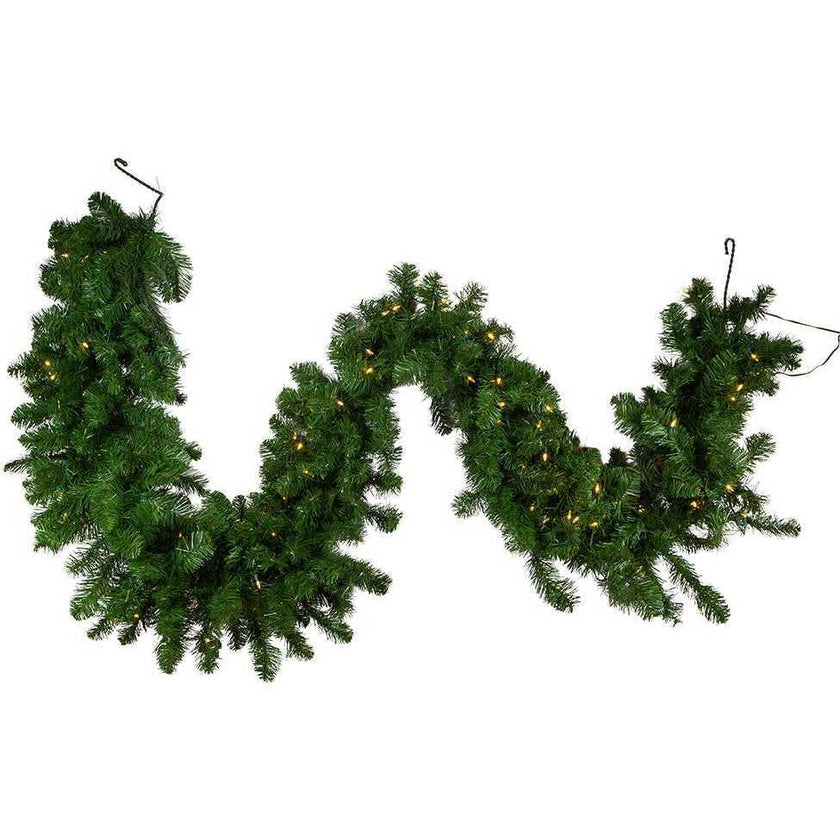9-Foot 150-Light Pre-Lit LED Vanderbilt Garland