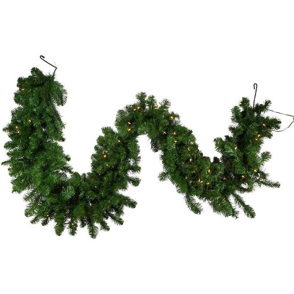 9-Foot 150-Light Pre-Lit LED Vanderbilt Garland