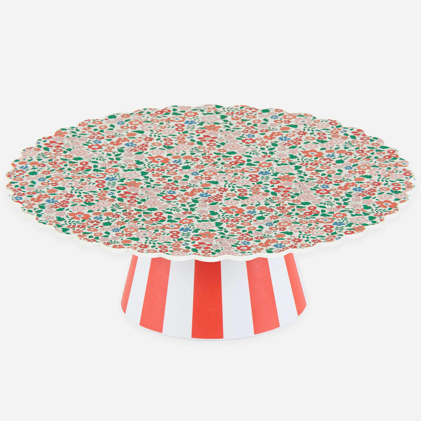 Meri Meri x Liberty Red Sweet Meadow Cake Stand