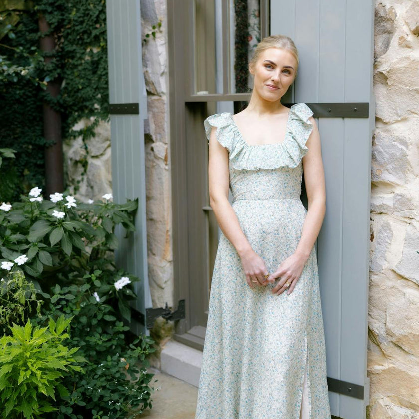 Iris Dress in English Garden