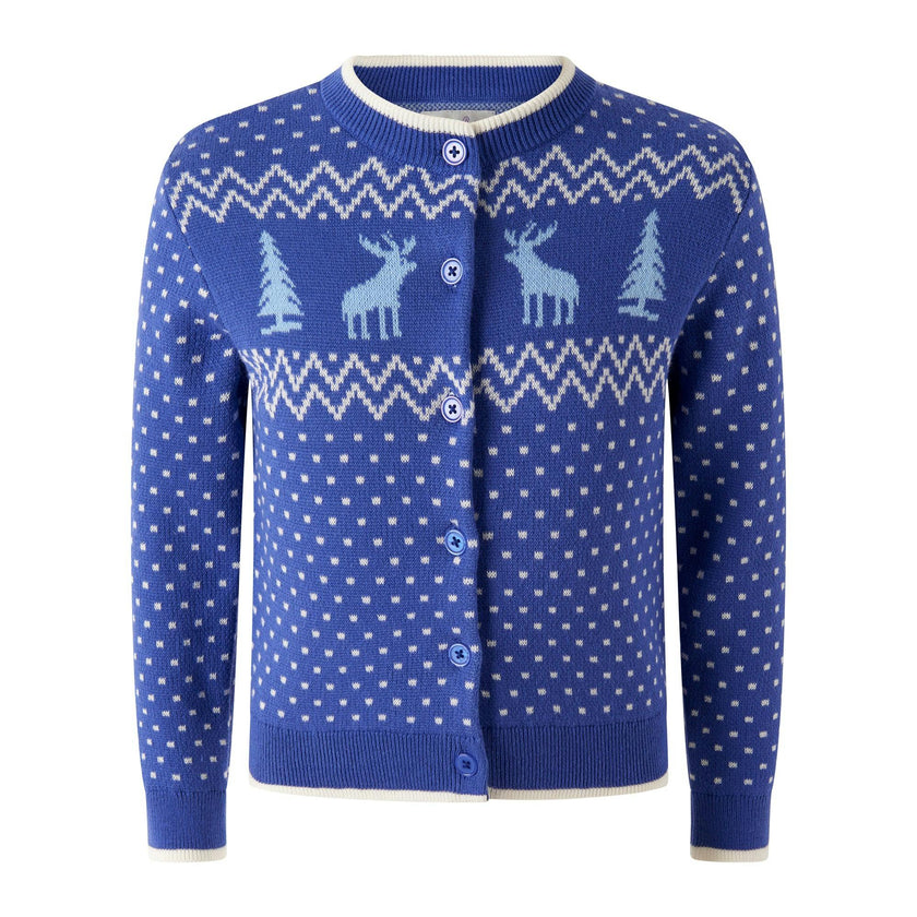 Chalet Intarsia Cardigan