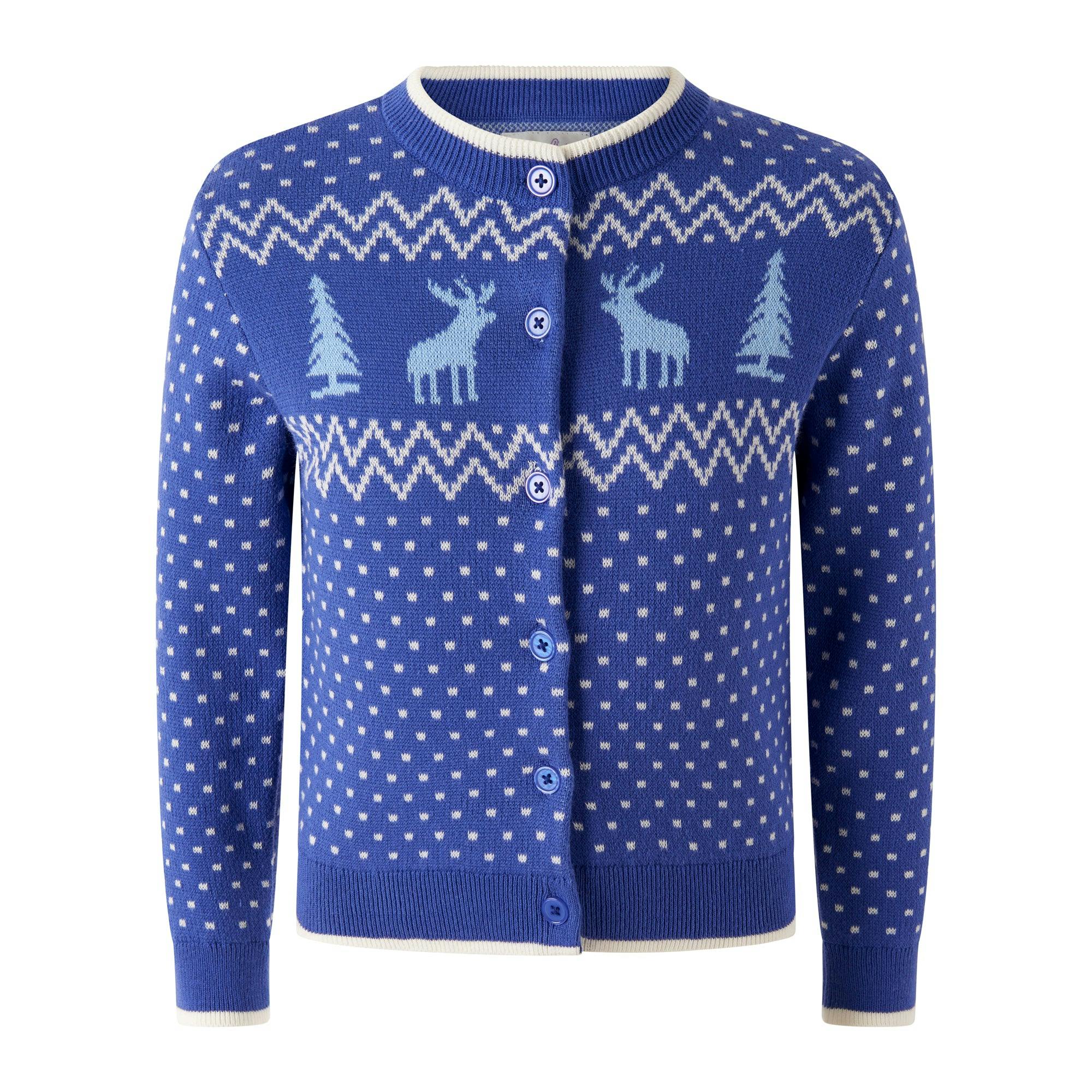 Chalet Intarsia Cardigan