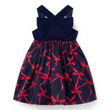 The Bow-Ment Dress, navy blue