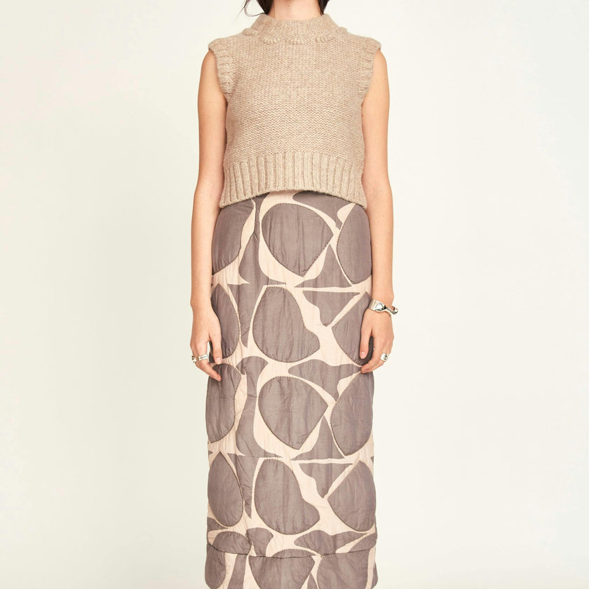 Lombok Skirt in Charcoal Jurassic