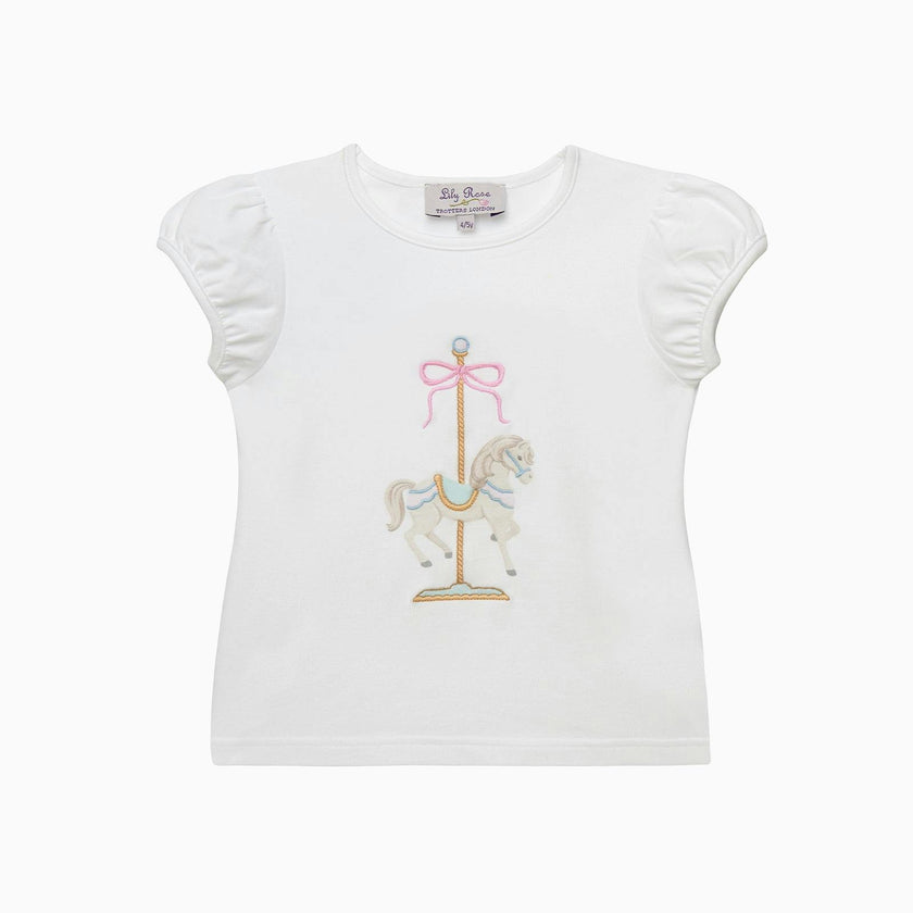 Carousel Horse Jersey Top
