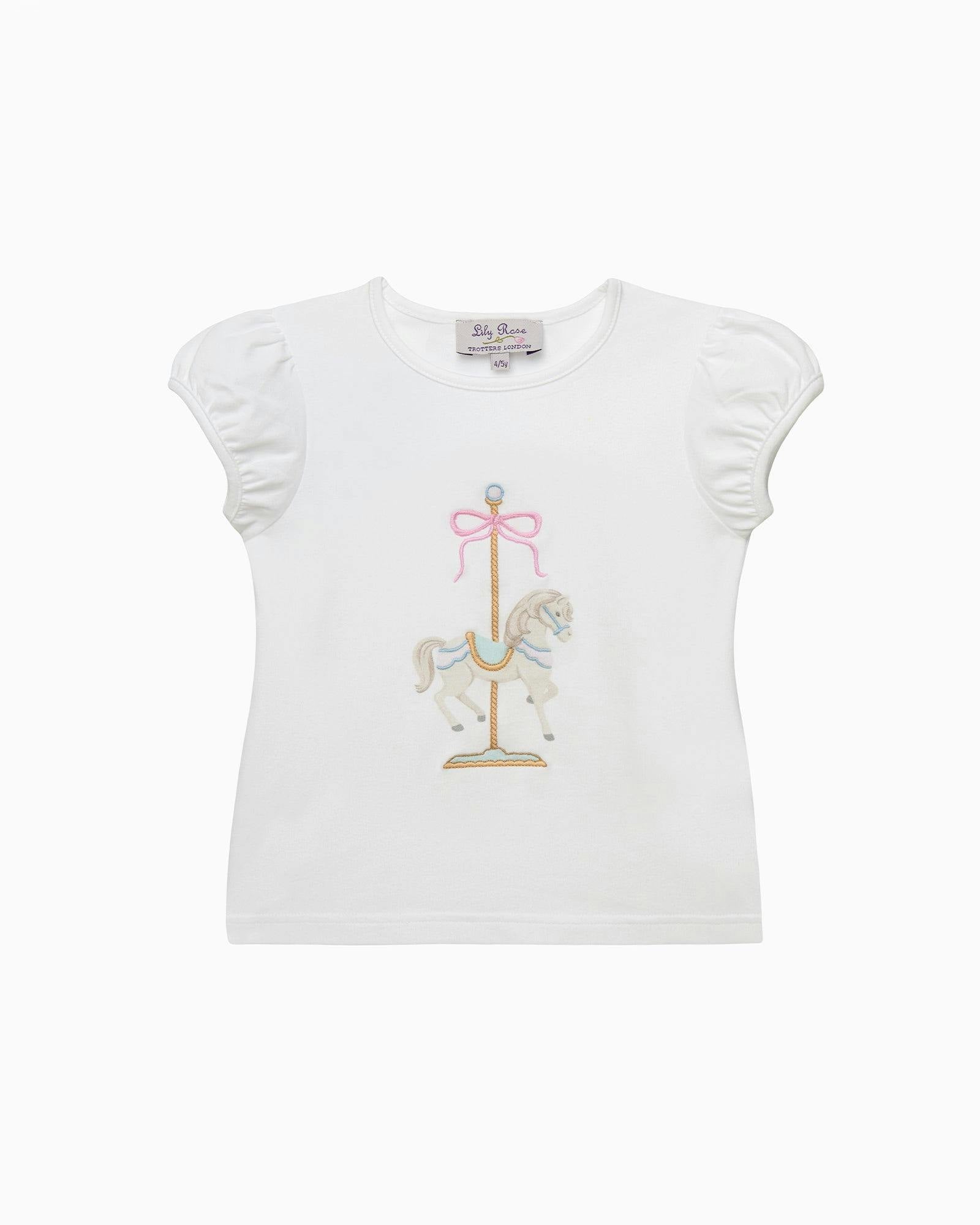 Carousel Horse Jersey Top