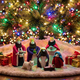 Handmade Christmas Nativity Scene in Hand Felted Wool