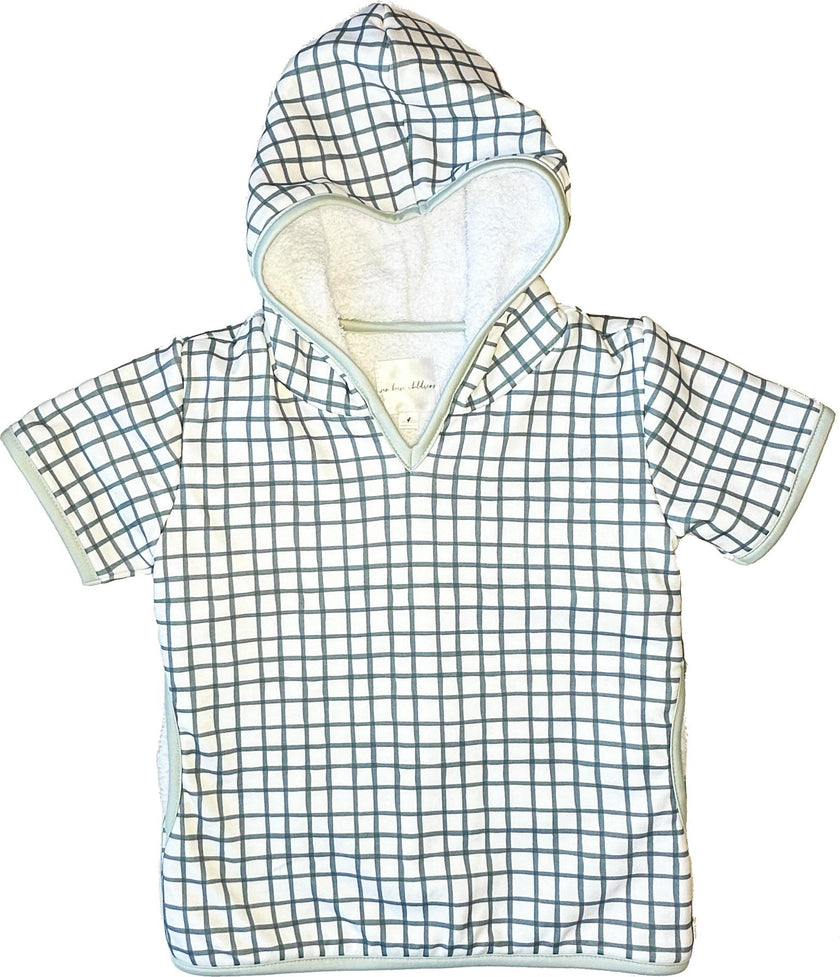 Bishop Coverup in Thacker Plaid/Pale Aqua