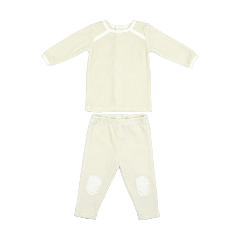 Velour Patch Lounge Set
