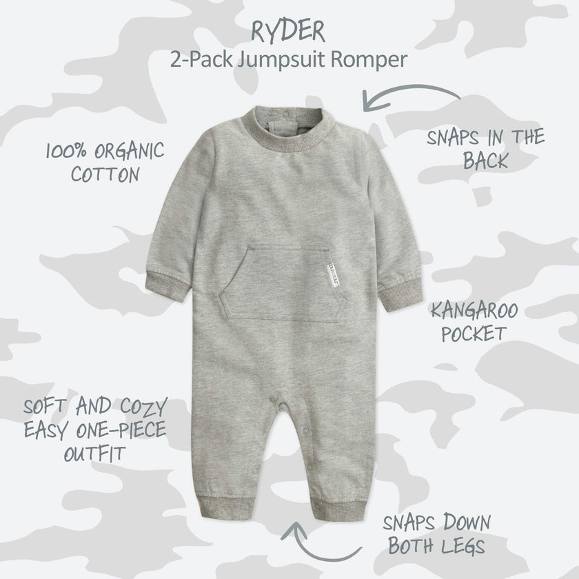 RYDER 2-Pack Romper Jumpsuit